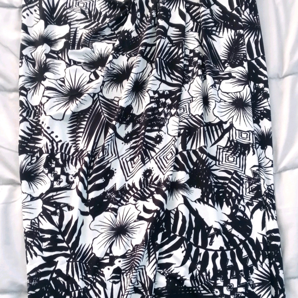 Black and white skirt